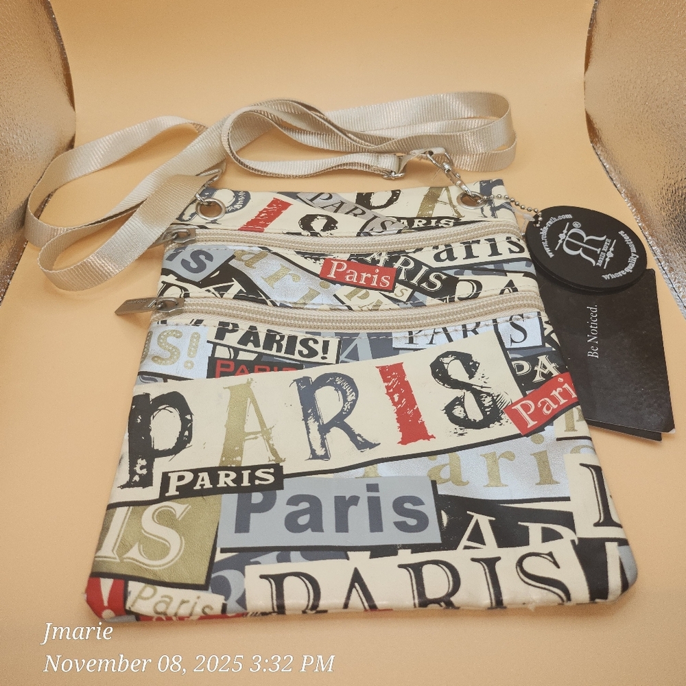 Robin Ruth Multicolor Paris Crossbody Bag